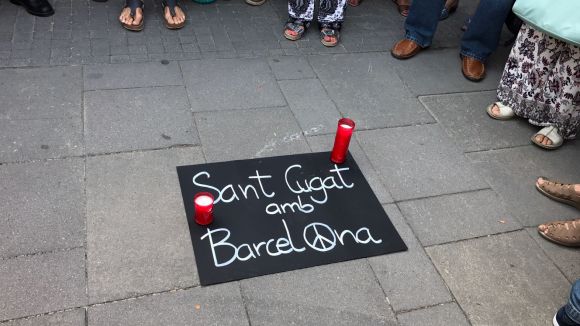 Sant Cugat mostra el seu condol a les xarxes socials pels atemptats de Barcelona i Cambrils