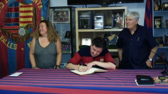 Les Penyes Blaugrana de Sant Cugat i Xangai estrenyen vincles