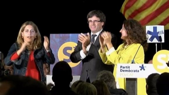 Puigdemont lamenta a Sant Cugat 'pràctiques pròpies de règims totalitaris' per part de l'Estat espanyol