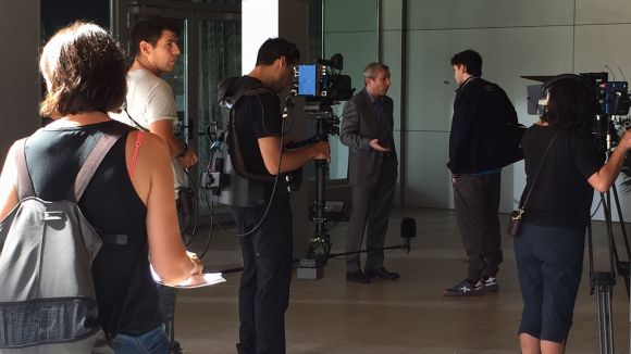 La piscina del CAR Sant Cugat, un dels escenaris de sèrie de sobretaula de TV3 'Com si fos ahir'