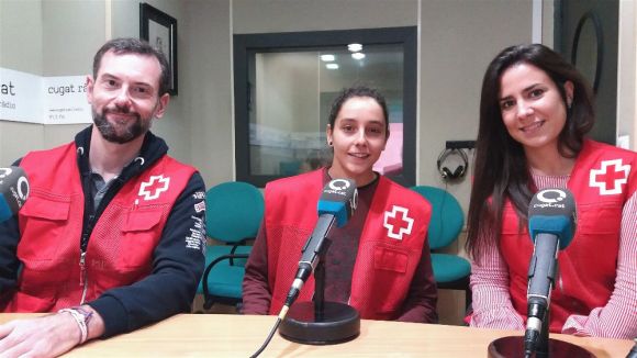 La secció local de Creu Roja parla del MAP, un projecte de suport a col·lectius vulnerables