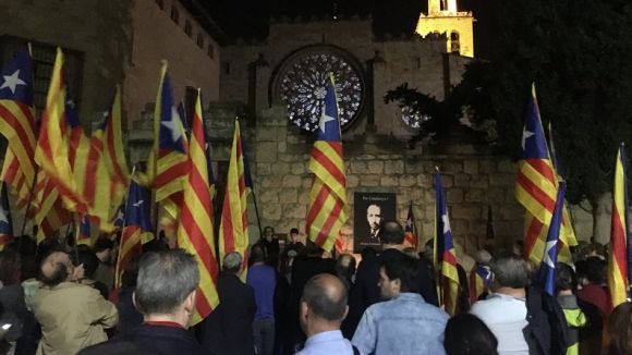 Crida per anar 'tots units' contra el 'feixisme de l'Estat' en l'homenatge a Lluís Companys