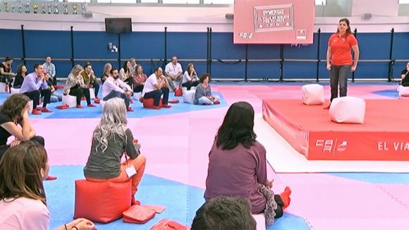 Més d'una seixantena d'empreses ha participat a la CAR'Speakers, que potencia els valors de l'esport