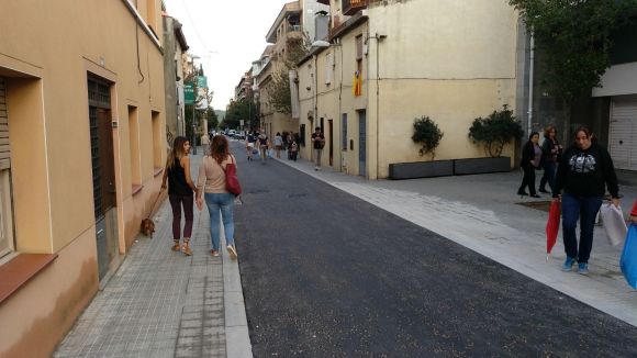 Dos anys de la vianantització del carrer de la Creu