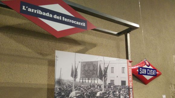 Sant Cugat recorda l'evolució com a vila en el centenari de l'arribada del Ferrocarril