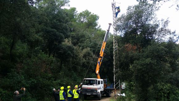 Endesa retira cinc torres elèctriques de mitja tensió a Collserola dins un pla per racionalitzar la xarxa