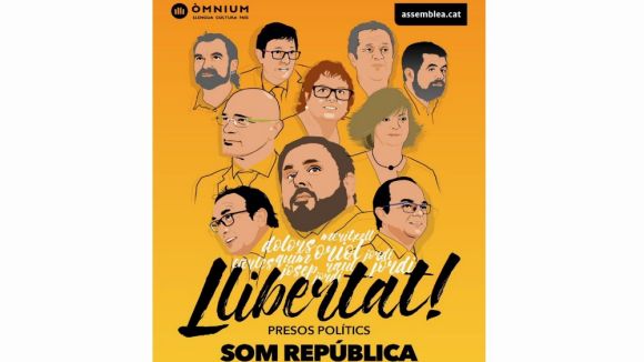 L'ANC i Òmnium Cultural convoquen una gran encartellada a Sant Cugat