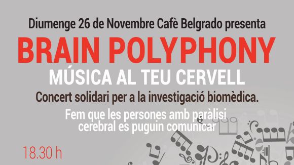 El Cafè Belgrado acull un concert en benefici de Brain Polyphony