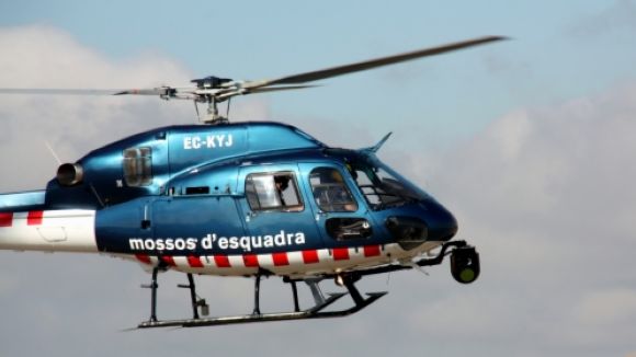 L'helicòpter dels Mossos sobrevola també avui Sant Cugat per reforçar el patrullatge preventiu