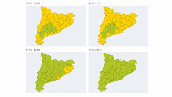 Avís per fort vent al Vallès a partir d'aquest dilluns