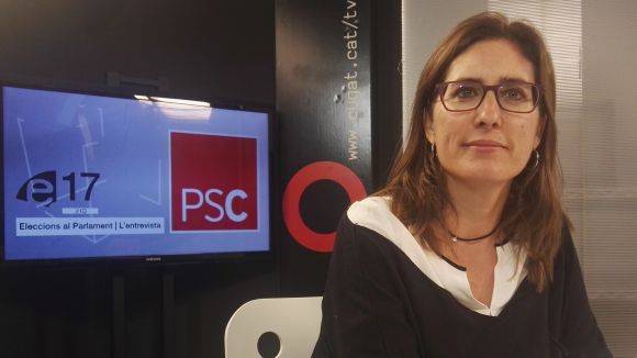 Maria Mas (PSC): 'Iceta és l'únic interlocutor capaç de prioritzar les solucions davant l'enfrontament'