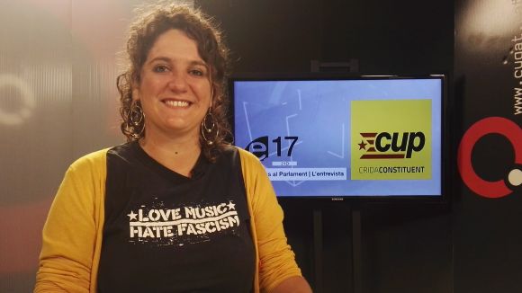 Núria Gibert (CUP-CC): 'Les urnes del 21D són una nova oportunitat per comptar-nos'