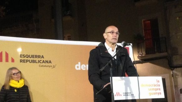 Romeva tanca la campanya d'ERC-CatSí a Sant Cugat amb una crida a construir sense excloure ningú