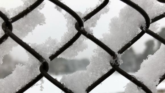 Reviu la nevada de Sant Cugat, en imatges