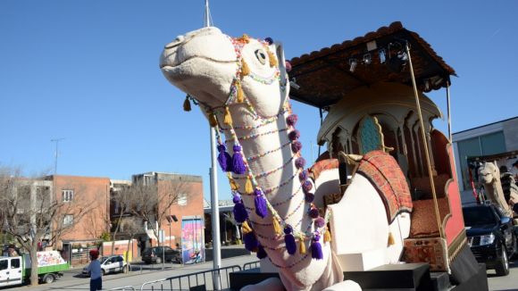 Els Reis d'Orient estrenen carrosses dissenyades i fabricades al taller d'escenografia del Teatre-Auditori
