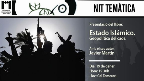 El periodista Javier Martín presenta avui l'última edició del llibre 'Estado Islámico' a Cal Temerari