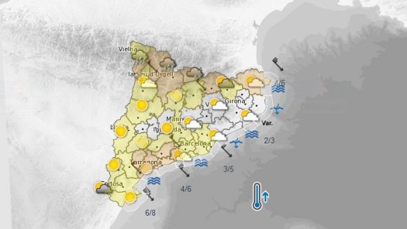 Es preveu un episodi de fort vent aquest diumenge al Vallès Occidental