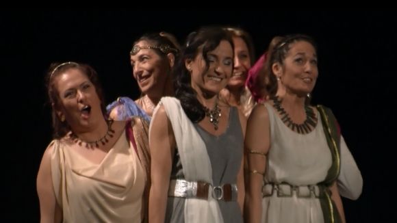 La pau i l'empoderament de les dones, protagonistes de l'adaptació de 'Lisístrata' de Les Xandrines