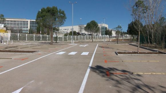 En funcionament el nou aparcament de davant de Roche, a Can Sant Joan, que serà gratuït fins al juliol