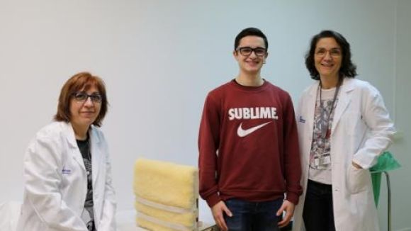 Un estudiant santcugatenc crea una fèrula per evitar la deformitat dels peus durant el repòs hospitalari