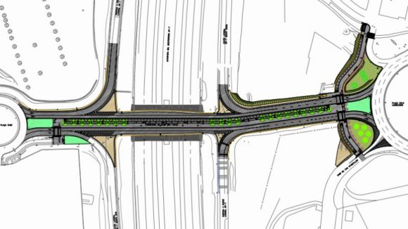 La zona entre el Centre Comercial i el Leroy Merlin millorarà amb un passeig per a ciclistes i vianants