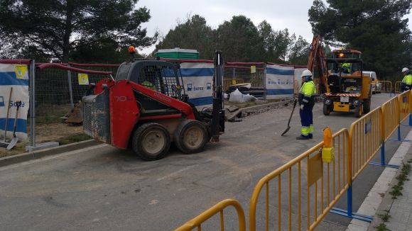 Recta final per a la connexió de Can Barata amb la xarxa d'abastament d'aigua