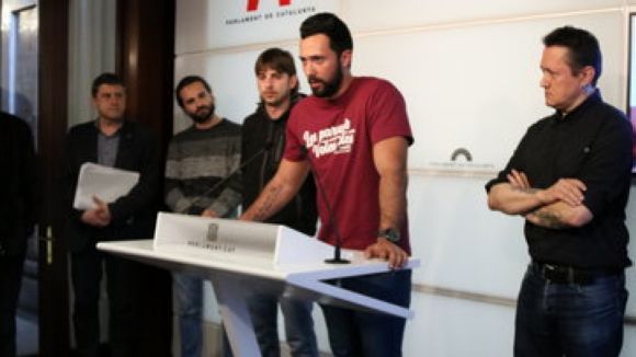 La CUP-PC vol que el ple expressi el suport al raper Valtonyc