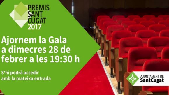 La neu motiva la suspensió dels Premis Sant Cugat, que se celebraran aquest dimecres