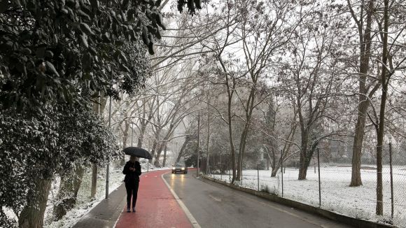 Nova alerta a Sant Cugat per una possible nevada aquest dimarts
