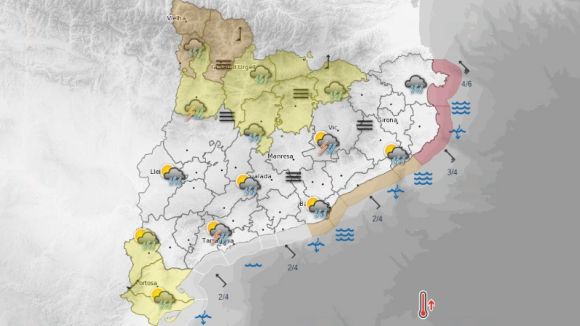 Protecció Civil activa l'avís per perill de vent a Sant Cugat