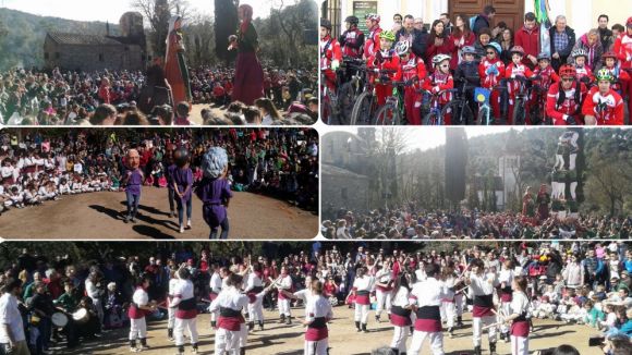 El Sant Medir més 'esportiu' fa gaudir els santcugatencs de la tradició