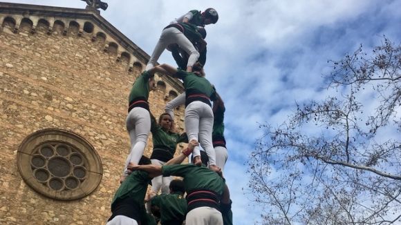 Els Gausacs enceten temporada a Gràcia amb castells de 7 i bona boca