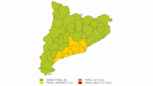 Protecció Civil activa un avís per perill de vent a la comarca