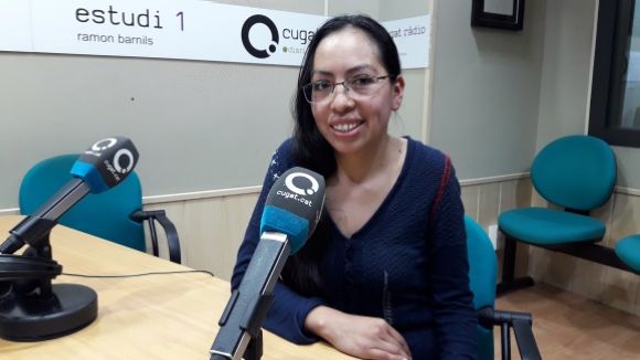 Adriana Millán va venir des de Mèxic a vistar la seva mare i s'ha acabat quedant a Sant Cugat