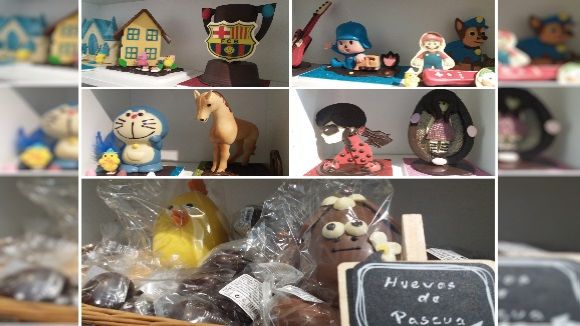 Els dibuixos animats i els ous de xocolata negra són els protagonistes de les mones d'enguany