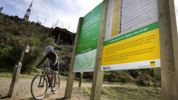 El RACC alerta de la convivència entre 'ciclistes de descens' i passejants al Parc de Collserola