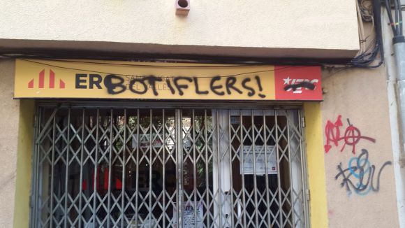 Acció vandàlica a la seu d'ERC a Sant Cugat