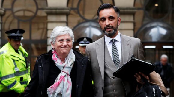 Clara Ponsatí, en llibertat condicional amb mesures cautelars
