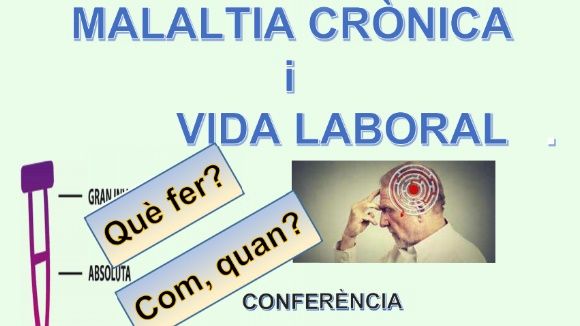 La Casa de Cultura acull avui una conferència sobre malalties cròniques en edat de treballar
