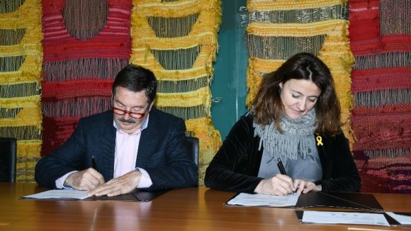 Donació de 32 peces de ceràmica al Museu de Sant Cugat