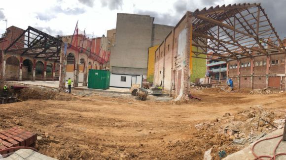 Les obres de rehabilitació de La Unió tiren l'edifici a terra conservant-ne l'estructura