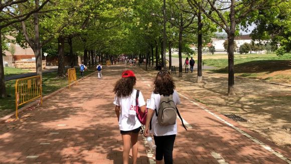 Els participants de la Marxa Infantil encaren la recta final