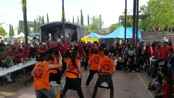 El Percufoc uneix colles de diables per fer tronar Sant Cugat