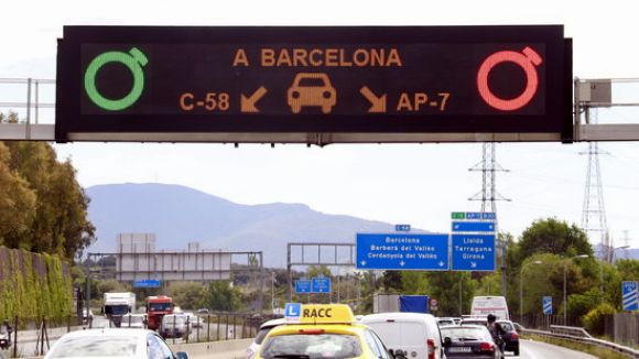 Trànsit estrenarà a Sant Cugat un dels nous panells amb més gràfics i colors