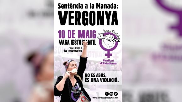 Els sindicats d'estudiants convoquen avui una vaga contra la sentència de 'La Manada'