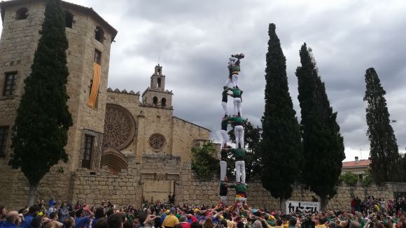 Els castells de 8 marquen la Diada de Sant Ponç dels Gausacs