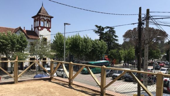 Oberta a la ciutadania la nova plaça-mirador enjardinada de Valldoreix