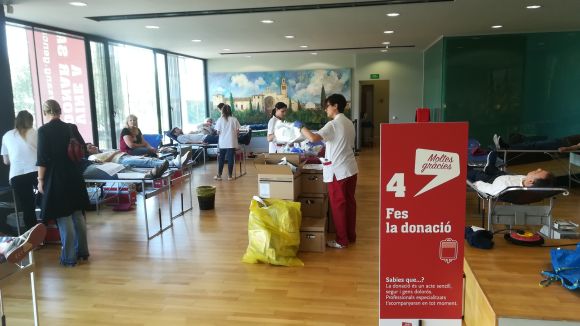 La marató de donació de sang registra 243 donants i manté el ritme de l'any passat