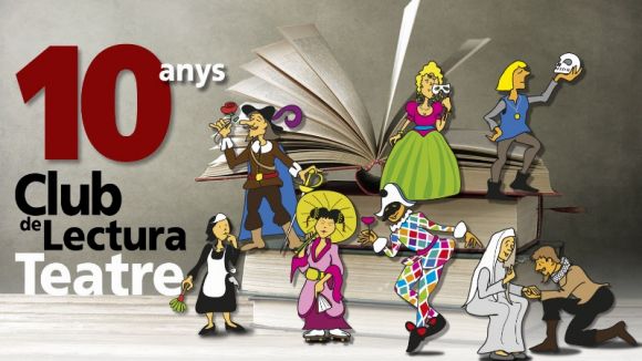 El club de lectura de teatre celebra 10 anys amb representacions d'actors locals