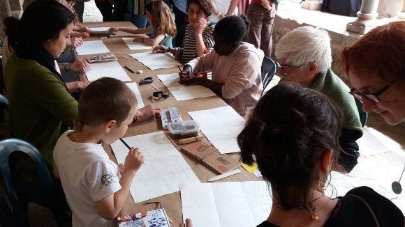 El Claustre del Monestir acull el Refugi de les Lletres, un espai per reflexionar sobre l'exili